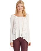 Free People Dream Of Daisy Long Sleeved Tee - Lyst