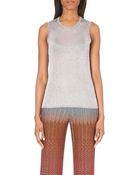Missoni Sleeveless Metallic Top - Lyst