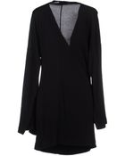 Vionnet Short Dress - Lyst