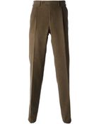 Canali Tailored Fit Trousers - Lyst