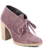 Pierre Hardy Suede Lace-Up Ankle Boots - Lyst