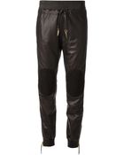 Giuseppe Zanotti Ribbed Knee Track Pants - Lyst