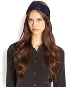 Jennifer Behr Silk Turban Headwrap - Lyst