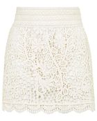 Topshop Crochet Mini Skirt - Lyst