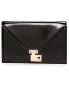 Rebecca Minkoff Paris Clutch - Black - Lyst