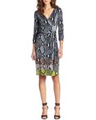 Diane von Furstenberg New Julian Silk Wrap Dress - Lyst
