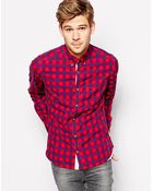 Esprit Check Shirt - Lyst