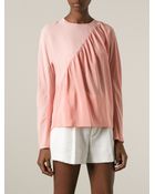Chloé Draped Top - Lyst