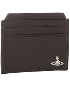 Vivienne Westwood Saffiano New Credit Card Holder - Lyst