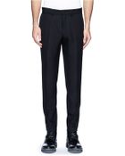 Alexander Wang Loose Fit Pants with Tapered Cropped Leg in Black for Men | Lyst