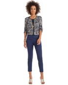 Trina Turk Tatum Zigzag Blouse - Lyst