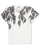 Ann Demeulemeester Rubberisedprint Cotton Tshirt - Lyst