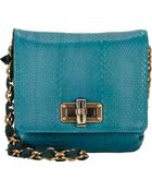 Lanvin Python Happy Mini Pop Crossbody - Lyst