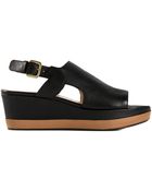 Stuart Weitzman 'Off And On' Wedge Sandals - Lyst