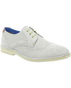 Ted Baker Suede Brogue Oxfords - Lyst