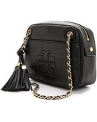 Tory Burch Thea Chain Cross Body Bag - Bark - Lyst