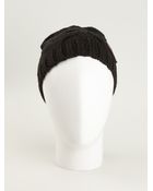 Diesel Cable Knit Beanie Hat - Lyst