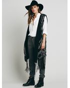 Free People Velvet Cast Away Vest - Lyst