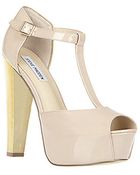 Steve Madden Dyvine Patent Leather Tstrap Pumps - Lyst