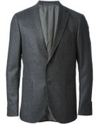 Z Zegna Navy Wool Double Button Classic Blazer in Blue for Men (navy