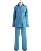Donna Karan New York Two Piece Pajama Set - Lyst