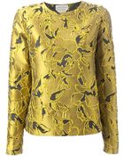 Andrea Incontri Embroidered Top - Lyst