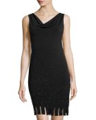 Chetta B Bead Sleeveless Cocktail Dress - Lyst