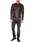 Belstaff Leather Holbrook Jacket - Lyst