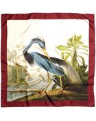 Brooks Brothers Audubon Silk Square - Lyst