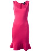 Emporio Armani Sleeveless Dress - Lyst