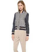 Rachel Zoe Ryder Baseball Jacket - Lyst
