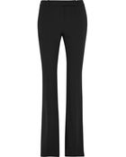 Alexander McQueen Crepe Bootcut Pants - Lyst