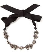 Lanvin Embellished Necklace - Lyst
