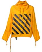 Off-White Windbreaker Jacket - Lyst