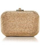 Judith Leiber Couture Crystal Slide-Lock Clutch Bag - Lyst