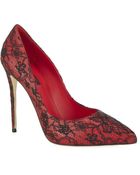 Dolce & Gabbana Kiln Lace Pump - Lyst