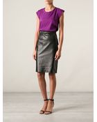3.1 Phillip Lim Cap Sleeve Tshirt - Lyst