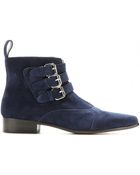 Tabitha Simmons Early Leather Ankle Boots - Lyst
