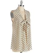 Poema South Florida Spree Top In Dotted Ink - Lyst