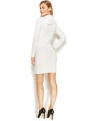 Calvin Klein Cable-Knit Sweater Dress - Lyst
