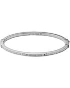 Michael Kors Pavé Silver-Tone Bangle - Lyst