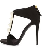 Giuseppe Zanotti High-Heel Sandal With Metal Ornament - Lyst