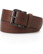 21men Distressed Faux Leather Belt - Lyst