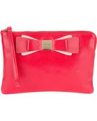 Marc Jacobs Bow Detail Clutch - Lyst