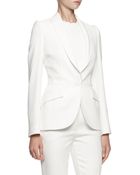 Alexander McQueen Solid Crewneck Top - Lyst