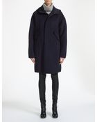 Joseph Iconic Heavy Double Cashmere Grafton Parka In Navy - Lyst