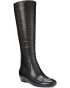 Nine West Myrtle Tall Wedge Boots - Lyst
