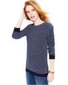 Tommy Hilfiger Textured-Knit Sweater - Lyst