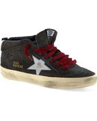 Golden Goose Deluxe Brand Mid Star Trainers - Lyst