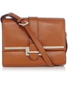 Karen Millen Sleek Metalwork Satchel - Lyst
